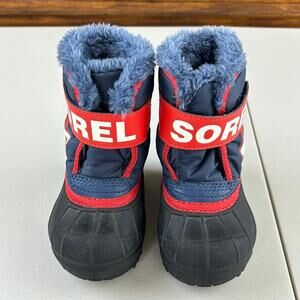 Sorel Kids Rain & Snow Boots - Red and Blue